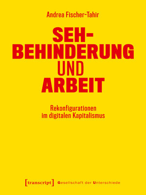 cover image of Sehbehinderung und Arbeit